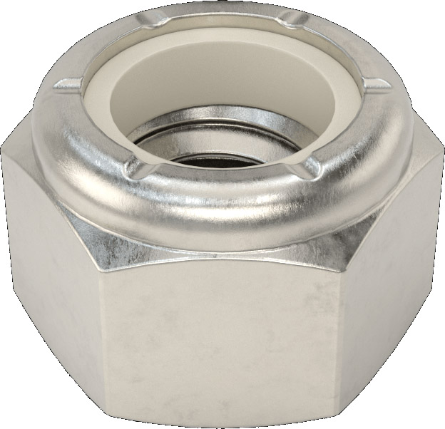 Stainless Steel Nylon-Insert Locknut